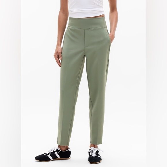 Athleta Pants - Athleta Endless High Rise Travel Pants Army Green SIZE 6
